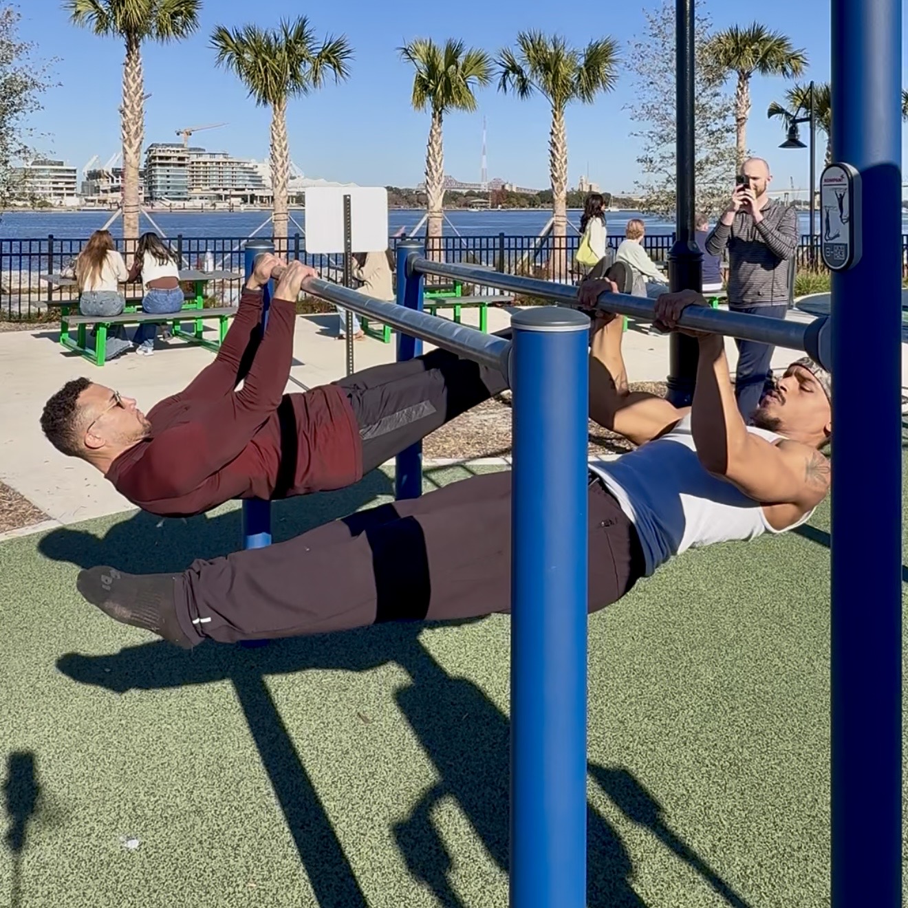 JaxBars athletes at different levels training side by side