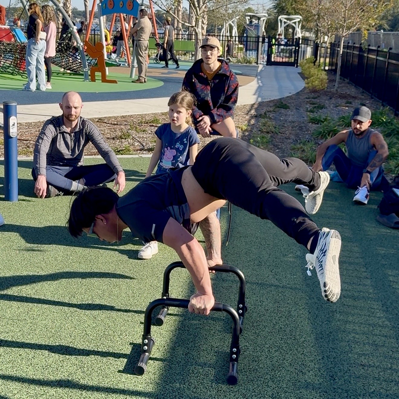 JaxBars athletes training together in Jacksonville